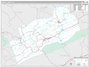 Russell County, VA <br /> Wall Map <br /> Premium Style 2025 Map