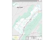 Shenandoah County, VA <br /> Wall Map <br /> Premium Style 2025 Map