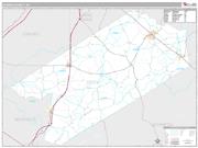 Sussex County, VA <br /> Wall Map <br /> Premium Style 2025 Map