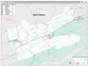 Tazewell County, VA <br /> Wall Map <br /> Premium Style 2025 Map