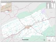 Washington County, VA <br /> Wall Map <br /> Premium Style 2025 Map