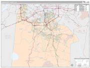 Chesapeake County, VA <br /> Wall Map <br /> Premium Style 2025 Map
