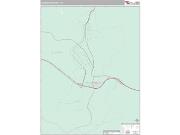 Covington County, VA <br /> Wall Map <br /> Premium Style 2025 Map