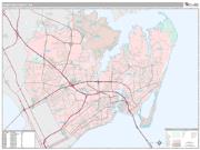 Hampton County, VA <br /> Wall Map <br /> Premium Style 2025 Map