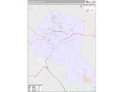 Martinsville County, VA <br /> Wall Map <br /> Premium Style 2025 Map