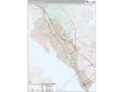 Newport News County, VA <br /> Wall Map <br /> Premium Style 2025 Map