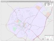 Staunton County, VA <br /> Wall Map <br /> Premium Style 2025 Map