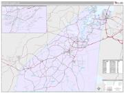 Suffolk County, VA <br /> Wall Map <br /> Premium Style 2025 Map