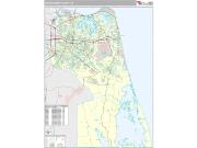 Virginia Beach County, VA <br /> Wall Map <br /> Premium Style 2025 Map