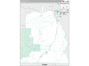 Asotin County, WA <br /> Wall Map <br /> Premium Style 2025 Map
