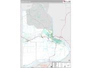 Benton County, WA <br /> Wall Map <br /> Premium Style 2025 Map