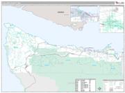 Clallam County, WA <br /> Wall Map <br /> Premium Style 2025 Map
