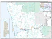 Grays Harbor County, WA <br /> Wall Map <br /> Premium Style 2025 Map