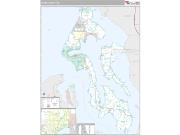 Island County, WA <br /> Wall Map <br /> Premium Style 2025 Map