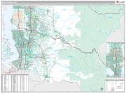 King County, WA <br /> Wall Map <br /> Premium Style 2025 Map