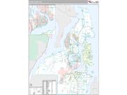 Kitsap County, WA <br /> Wall Map <br /> Premium Style 2025 Map