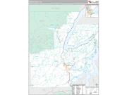 Mason County, WA <br /> Wall Map <br /> Premium Style 2025 Map