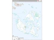 San Juan County, WA <br /> Wall Map <br /> Premium Style 2025 Map