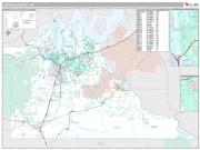 Thurston County, WA <br /> Wall Map <br /> Premium Style 2025 Map