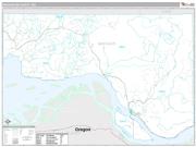 Wahkiakum County, WA <br /> Wall Map <br /> Premium Style 2025 Map