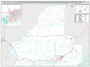Walla Walla County, WA <br /> Wall Map <br /> Premium Style 2025 Map