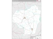 Barbour County, WV <br /> Wall Map <br /> Premium Style 2025 Map