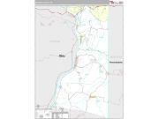 Brooke County, WV <br /> Wall Map <br /> Premium Style 2025 Map