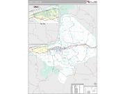 Cabell County, WV <br /> Wall Map <br /> Premium Style 2025 Map