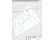 Clay County, WV <br /> Wall Map <br /> Premium Style 2025 Map
