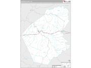 Doddridge County, WV <br /> Wall Map <br /> Premium Style 2025 Map