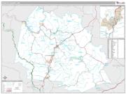 Fayette County, WV <br /> Wall Map <br /> Premium Style 2025 Map