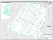 Hampshire County, WV <br /> Wall Map <br /> Premium Style 2025 Map