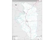 Jackson County, WV <br /> Wall Map <br /> Premium Style 2025 Map