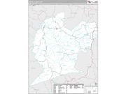 Lincoln County, WV <br /> Wall Map <br /> Premium Style 2025 Map