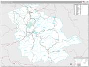 Logan County, WV <br /> Wall Map <br /> Premium Style 2025 Map