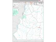 Marshall County, WV <br /> Wall Map <br /> Premium Style 2025 Map