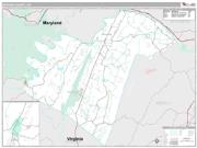 Morgan County, WV <br /> Wall Map <br /> Premium Style 2025 Map