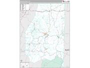 Preston County, WV <br /> Wall Map <br /> Premium Style 2025 Map