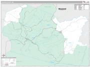 Tucker County, WV <br /> Wall Map <br /> Premium Style 2025 Map