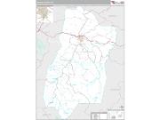 Upshur County, WV <br /> Wall Map <br /> Premium Style 2025 Map