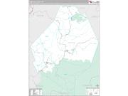 Webster County, WV <br /> Wall Map <br /> Premium Style 2025 Map