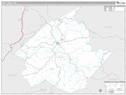 Wirt County, WV <br /> Wall Map <br /> Premium Style 2025 Map