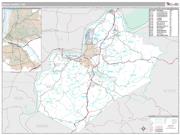 Wood County, WV <br /> Wall Map <br /> Premium Style 2025 Map