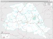 Wyoming County, WV <br /> Wall Map <br /> Premium Style 2025 Map