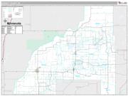 Burnett County, WI <br /> Wall Map <br /> Premium Style 2025 Map
