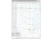 Clark County, WI <br /> Wall Map <br /> Premium Style 2025 Map