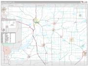 Columbia County, WI <br /> Wall Map <br /> Premium Style 2025 Map