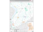 Crawford County, WI <br /> Wall Map <br /> Premium Style 2025 Map