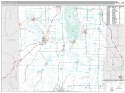 Dodge County, WI <br /> Wall Map <br /> Premium Style 2025 Map