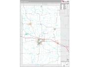 Dunn County, WI <br /> Wall Map <br /> Premium Style 2025 Map
